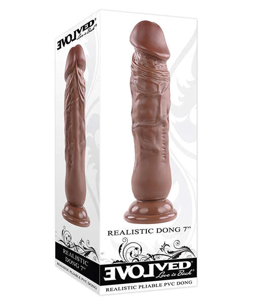 Evolved 7" Realistic Dong - Dark