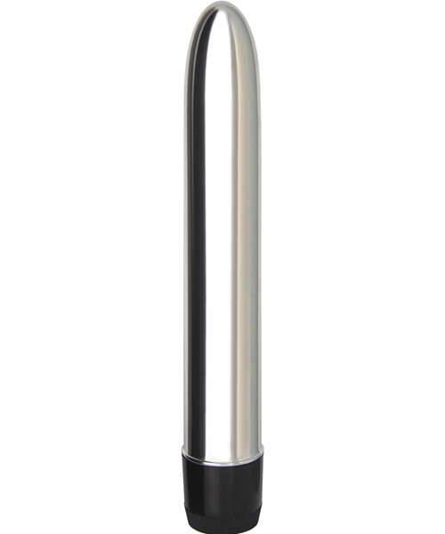 Erotic Toy Company Chrome Classics 7" Vibe - Silver