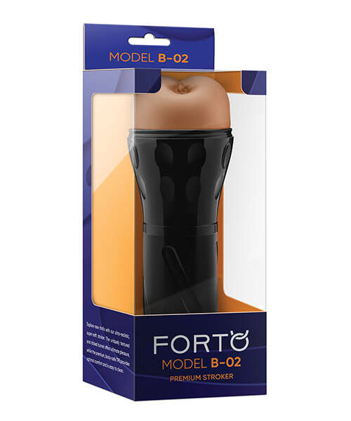 Forto Model B-02 Hard-Skin Ass Masturbator - Tan