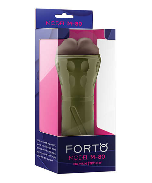 Forto Model M-80 Hard-Side Mouth Masturbator - Dark