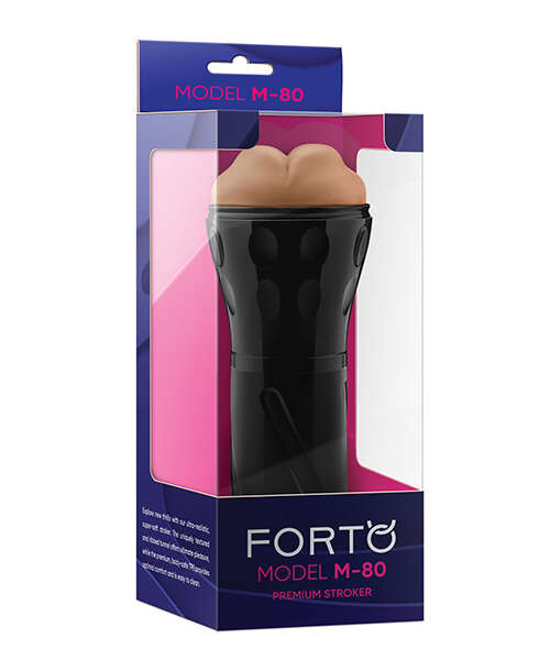 Forto Model M-80 Hard-Side Mouth Masturbator - Tan
