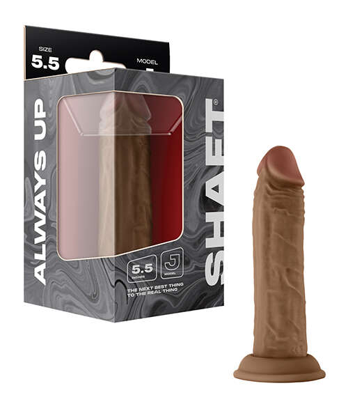 Shaft Model J Flexskin Liquid Silicone 5.5" Dong - Oak