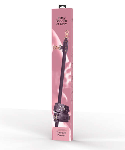 Fifty Shades of Grey Entwined Passion Spreader Bar - Purple