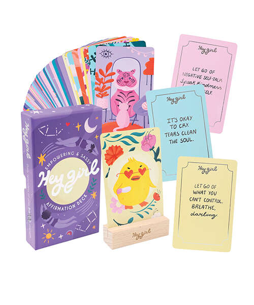 Hey Girl: Empowering & Sassy Affirmation Deck