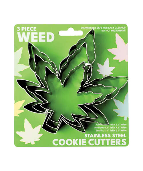 Cookie Cutter Sets - 3 pc Weed