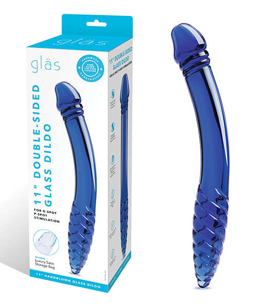 Glas 11" Double-sided Dildo G-Spot & P-Spot Stimulation