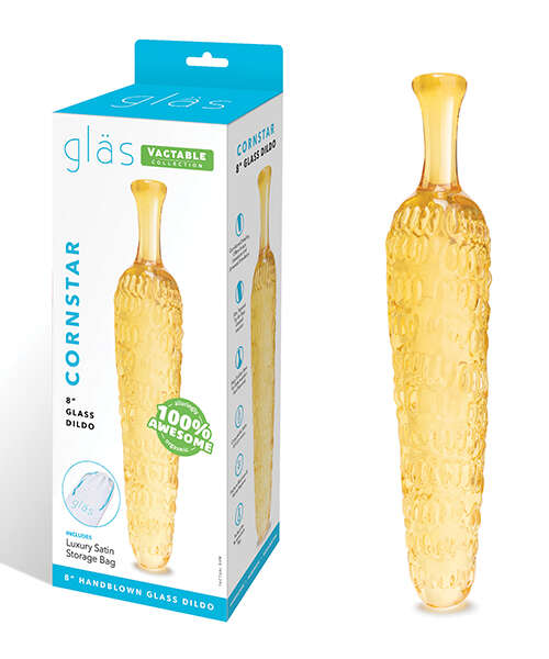 Glas 8" Dildo Cornstar