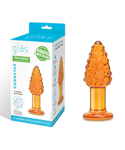 Glas 4" Butt Plug Cornstar