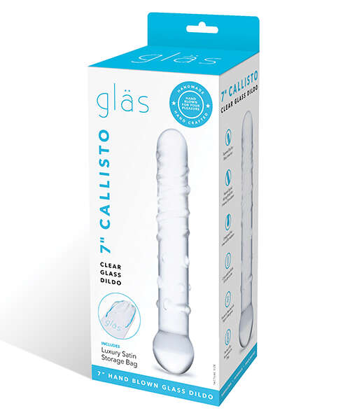 Glas Callisto Glass Dildo - Clear