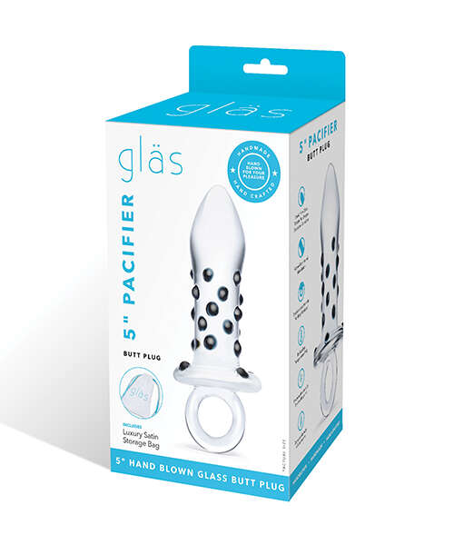 Glas Pacifier Glass Butt Plug