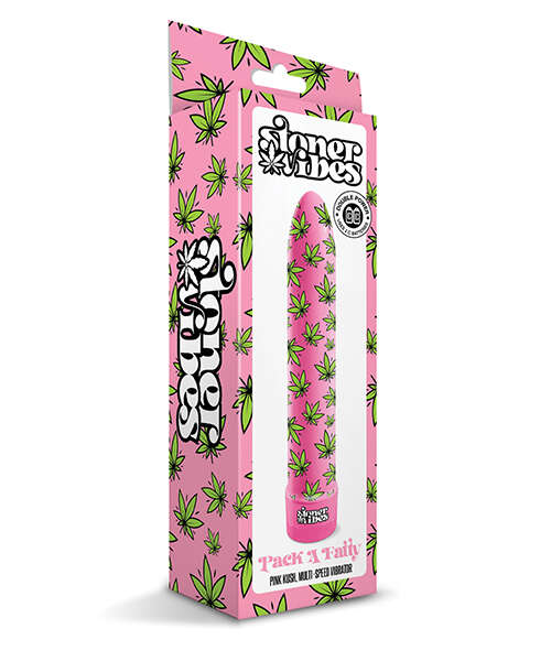 Stoner Vibes Pack A Fatty Multi Speed Vibrator - Pink Kush