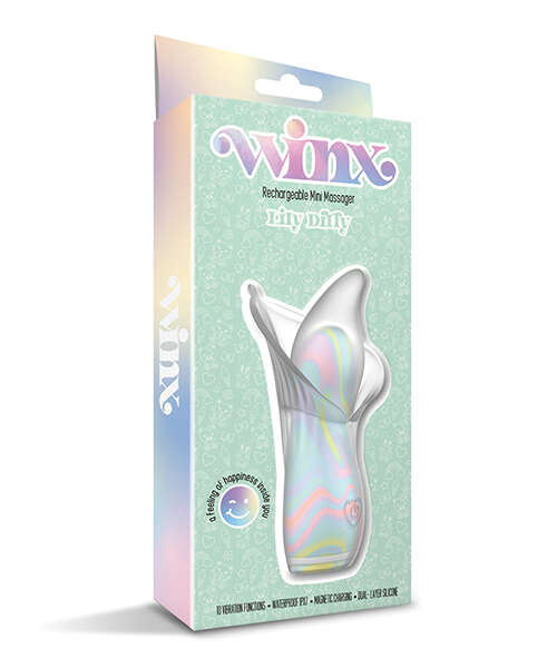 WINX Lily Dilly Squishy Silicone Vibrator - Multi-Color