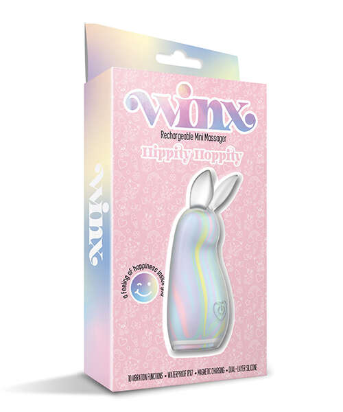 WINX Hippity Hoppity Squishy Silicone Vibrator - Multi-Color