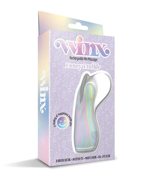 WINX Fancy Flutter Squishy Silicone Vibrator - Multi-Color