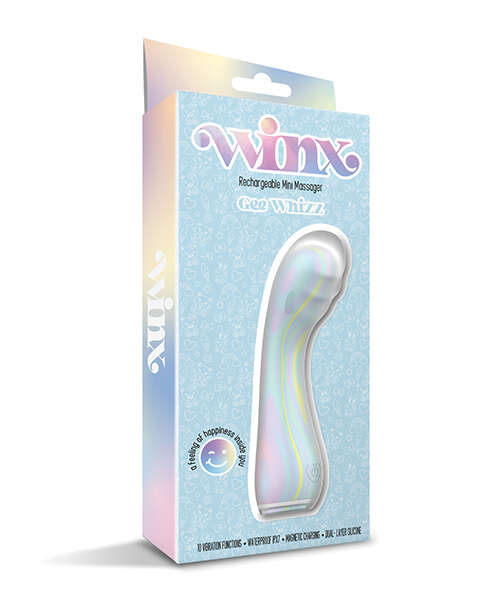 WINX Gee Whiz Squishy Silicone Vibrator - Multi-Color