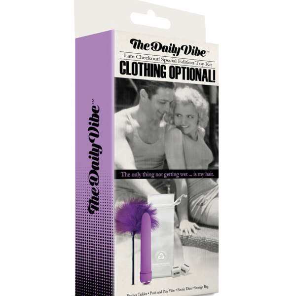 The Daily Vibe Clothing is Optional Kit - Purple