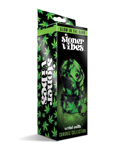 Stoner Vibes Glow in the Dark Wrist Cuffs