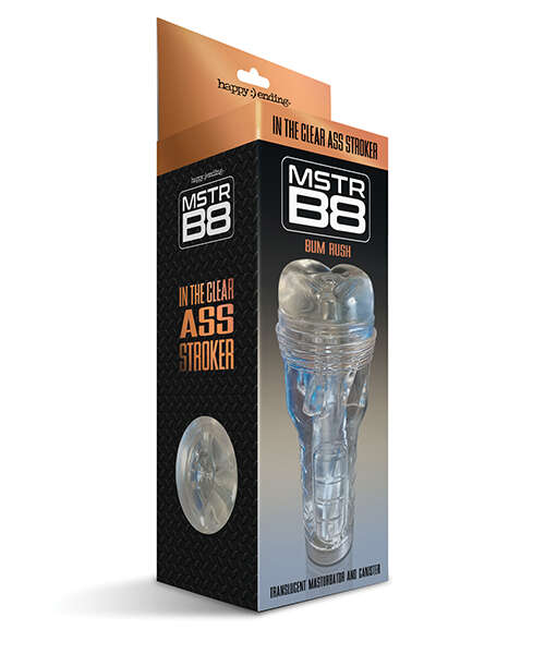 MSTR B8 In the Clear Anal Stroker - Clear