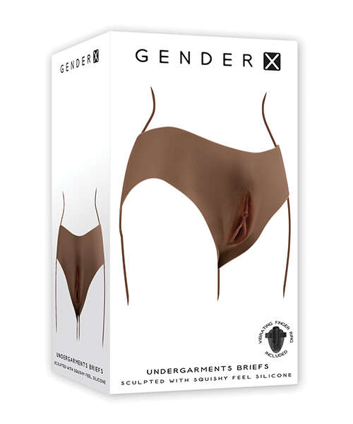 Gender X Vagina Briefs Undergarments - Dark