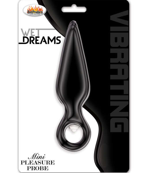 Wet Dreams Vibrating Mini Pleasure Probe - Black