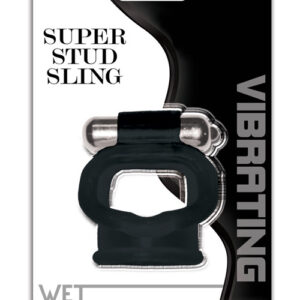 Wet Dreams Super Stud Sling - Black