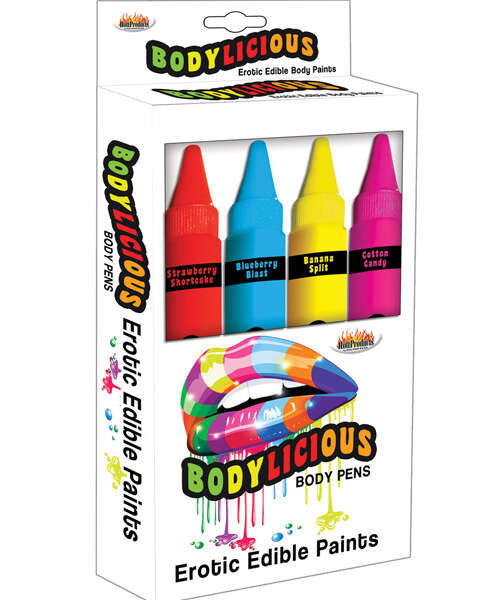 Bodylicious Edible Pens - Pack of 4