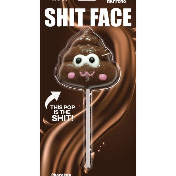 Shit Face Chocolate Flavored Poop Pop