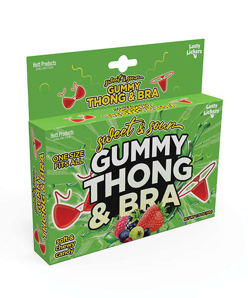 Sweet & Sour Gummy Thong & Bra