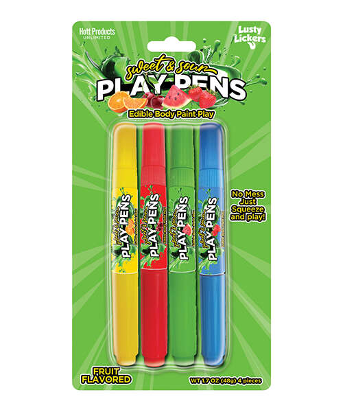 Sweet & Sour Flavored Play Pens - Pack of 4