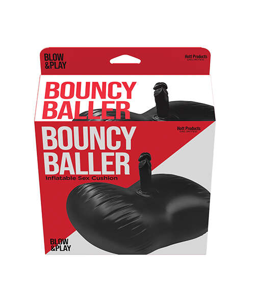 Bouncy Baller Inflatable Cushion w/Dildo & Foot Pump