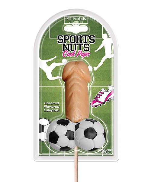 Sports Nuts Cock Pop Soccer Balls - Caramel