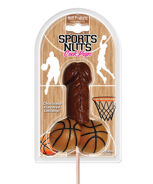 Sports Nuts Cock Pop Basketballs - Chocolate