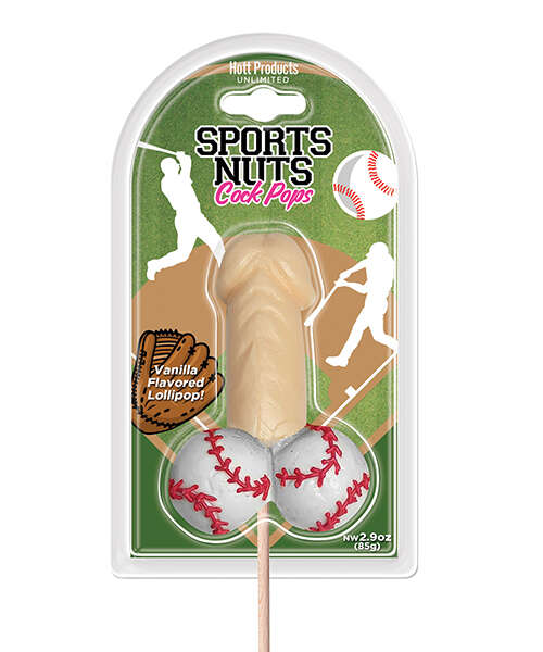 Sports Nuts Cock Pop Baseballs - Vanilla