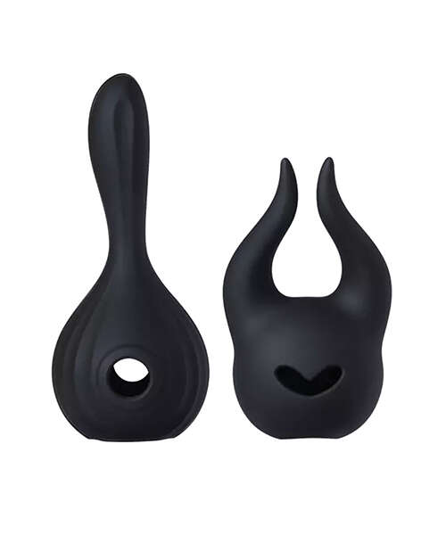 Horns Pomi Wand Attachments Bundle - Black