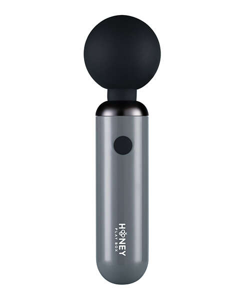 Pomi Wand Clit Tease Vibrating Wand - Grey