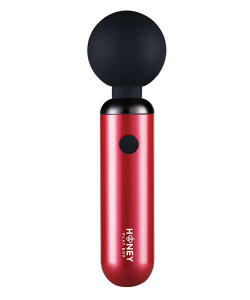 Pomi Wand Clit Tease Vibrating Wand - Deep Rose