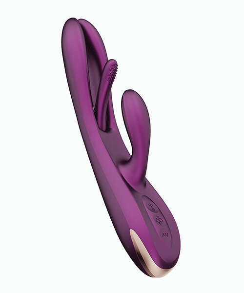 Terri App Controlled Kinky Finger Tapping Rabbit Vibrator - Purple