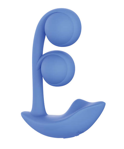 Melody Twin Balls Clit & G-Spot Vibrator - Blue
