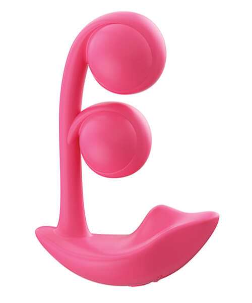 Melody Twin Balls Clit & G-Spot Vibrator - Pink