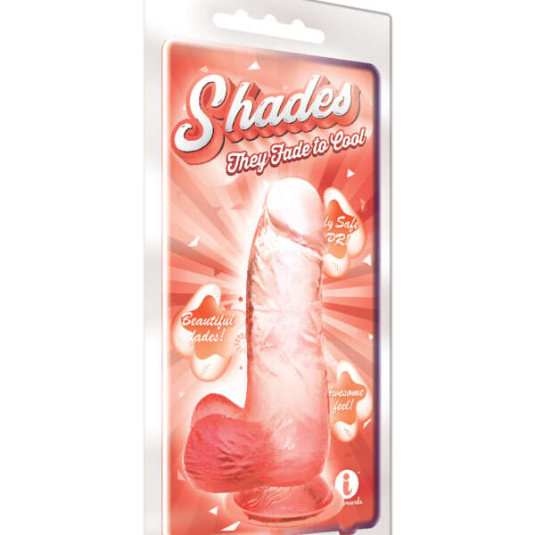 Shades Jelly TPR Gradient Dong Small - Coral
