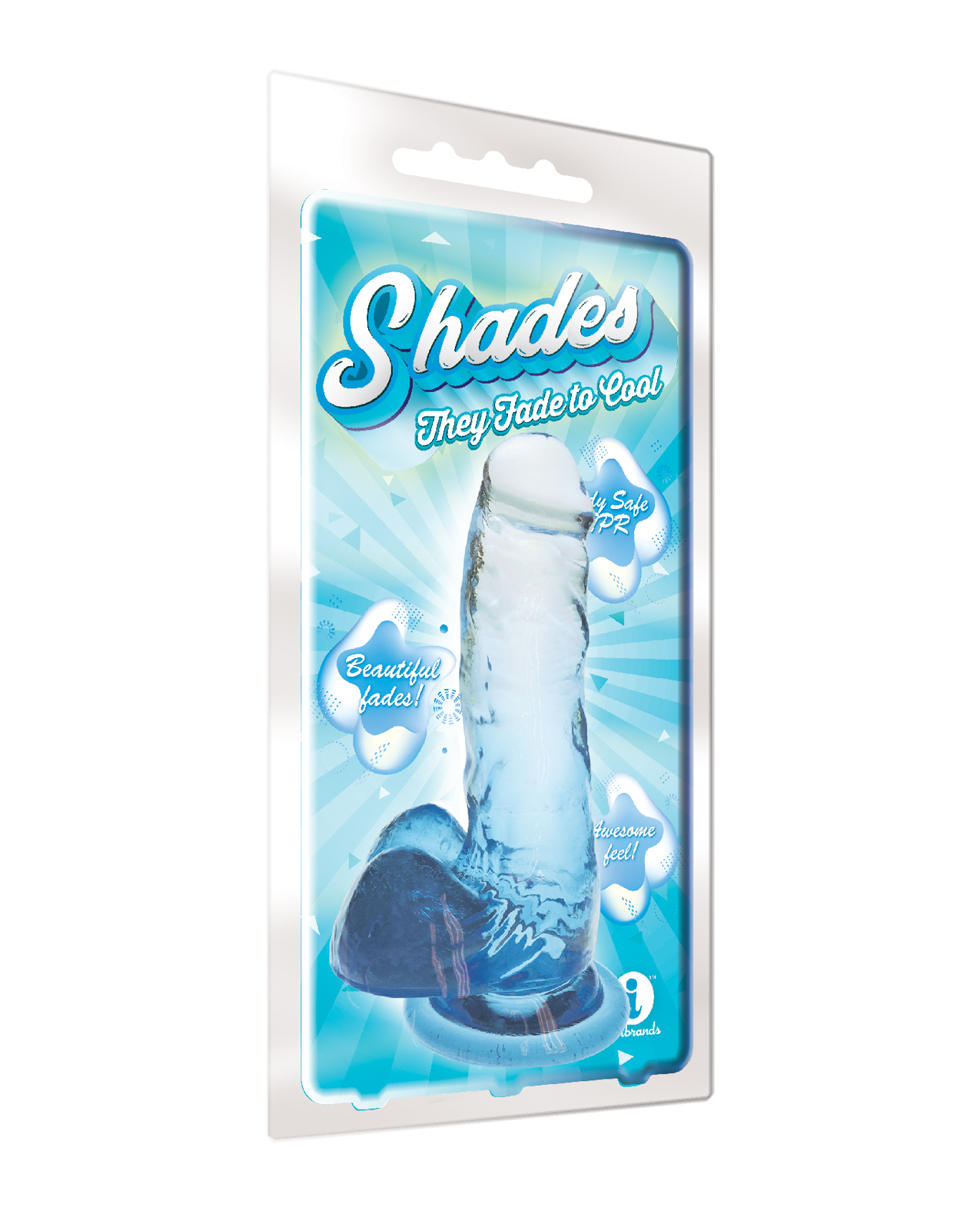 Shades Jelly TPR Gradient Dong Medium - Blue