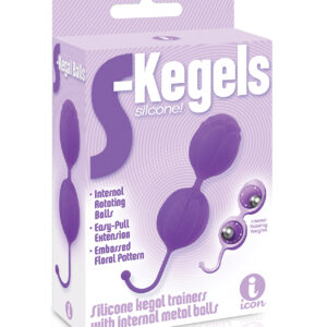 The 9's S-Kegels Silicone Balls - Purple