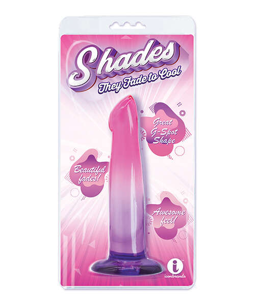 Shades Jelly TPR Gradient Dong Small - Pink/Purple