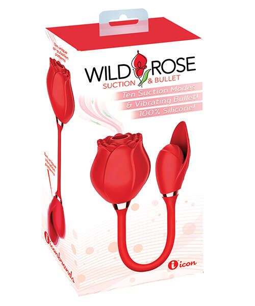 Wild Rose & Bullet Vibrator - Red