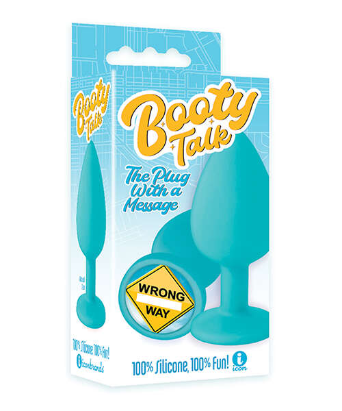 The 9's Booty Calls Wrong Way Plug - Blue