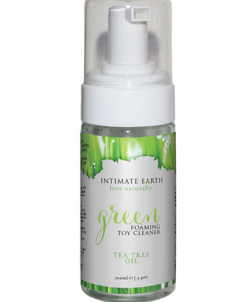 Intimate Earth Foaming Toy Cleaner - 100 ml Green Tea Tree Oil