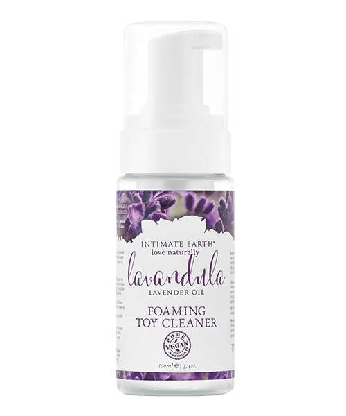 Intimate Earth Foaming Toy Cleaner - 100 ml Lavandula Lavender Oil and Rosemary Extracts