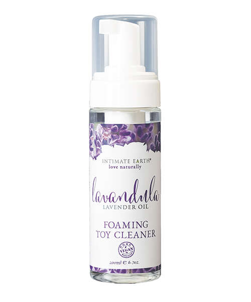 Intimate Earth Foaming Toy Cleaner - 200 ml Lavandula Lavender Oil and Rosemary Extracts