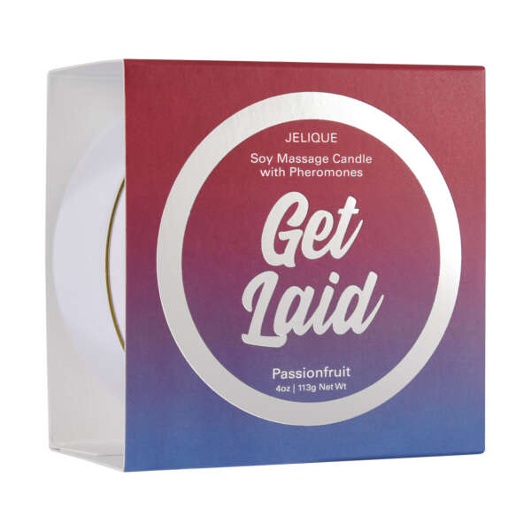 Jelique Massage Candle - 4 oz Get Laid Passion Fruit