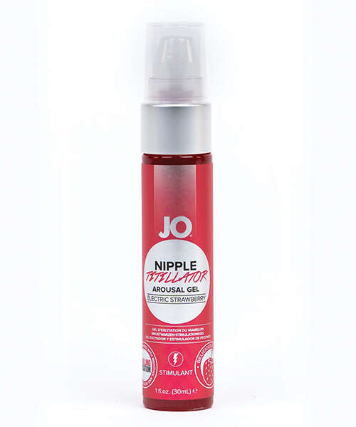 JO Nipple Titillator - Strawberry Stimulant 1 oz
